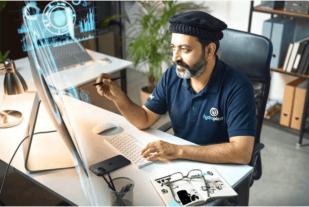Nadeem Khan in Hydroplast as digital marketing Manager